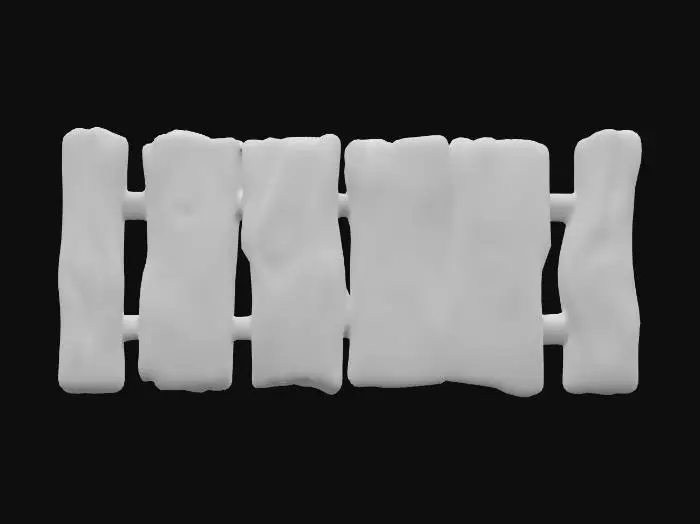 3D model for Swirly Wooden Fence