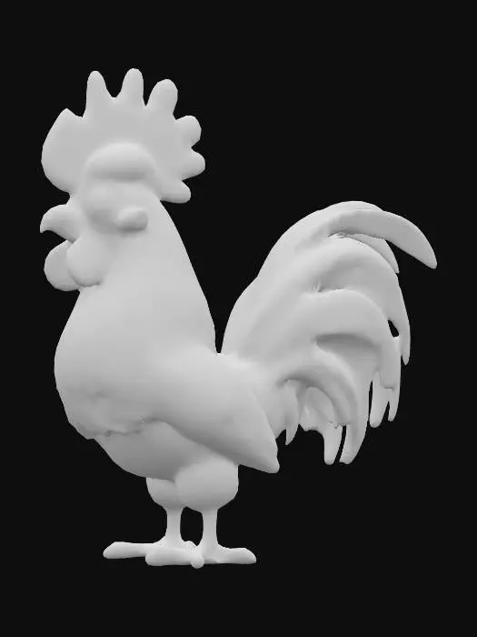3D model for Colorful Rooster Pride