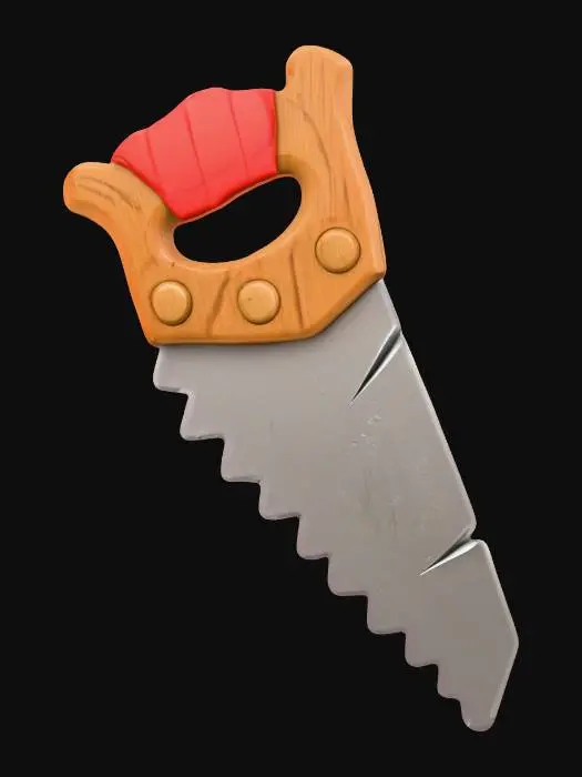 3D model for Cartoon Saw