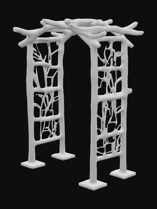 3D model for Rustic Arbor