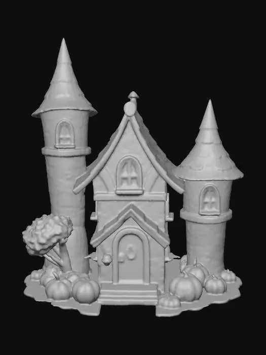 3D model for Haunted Harvest House