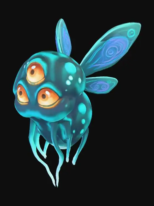 3D model for Mystic Triclops Flutter