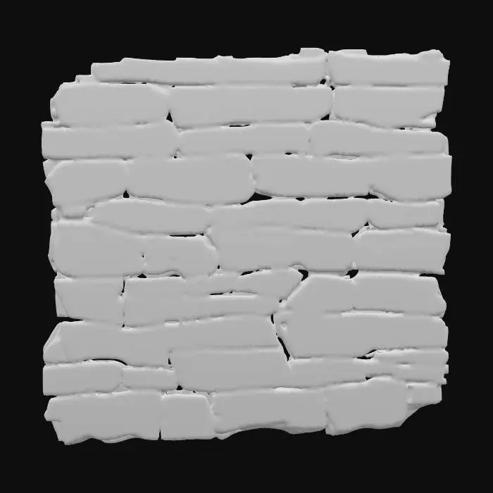 3D model for Stone Wall Pattern