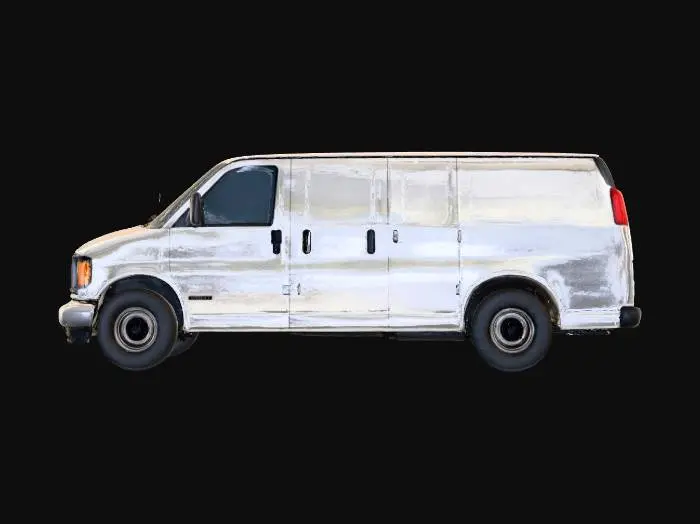 3D model for White Cargo Van