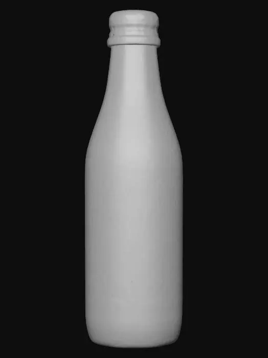 3D model for pink soda drink in a small pink soda bottle