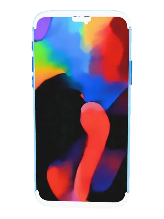 New iPhone 17 phone model - Smartphone 3D model, vytvořený pomocí AI