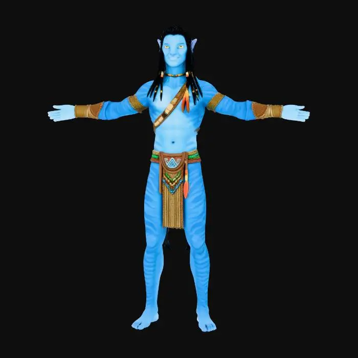 3D model for Na'vi Warrior