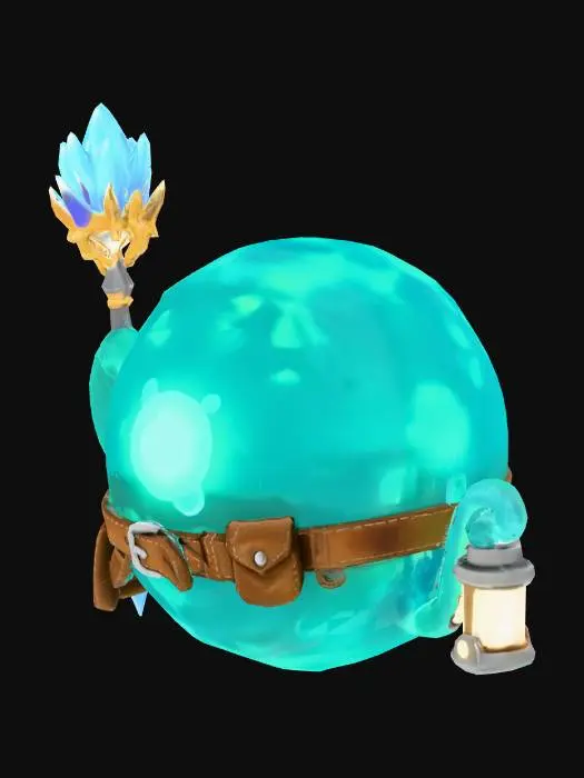 3D model for Mystic Slime Mage