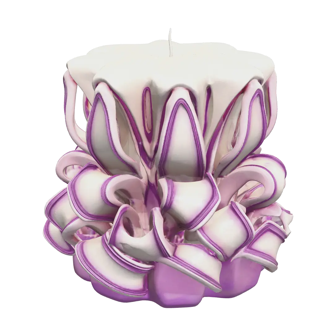 Ornate Candels - Candleholder 3D model, vytvořený pomocí AI
