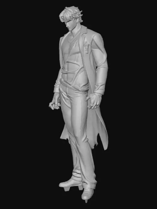 3D model for Mysterious Scientist