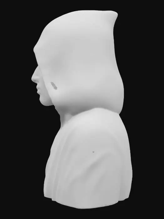 3D model for Imagine a hyper realistic golden statue made with real gold.
The bronze life-size sculpture depicts a hooded figure with stylised facial features, alluding to Nakamoto, a pseudonym credited as bitcoin's founder, but whose identity remains unknown.
Pay attention to small parts and hard to reach places for life like real life ready quality and high detail. museum quality.
Matte shading.