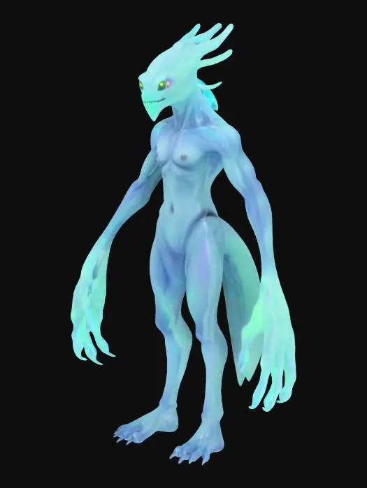 3D model for Morphling from dota 2, Full Body, #fairy#