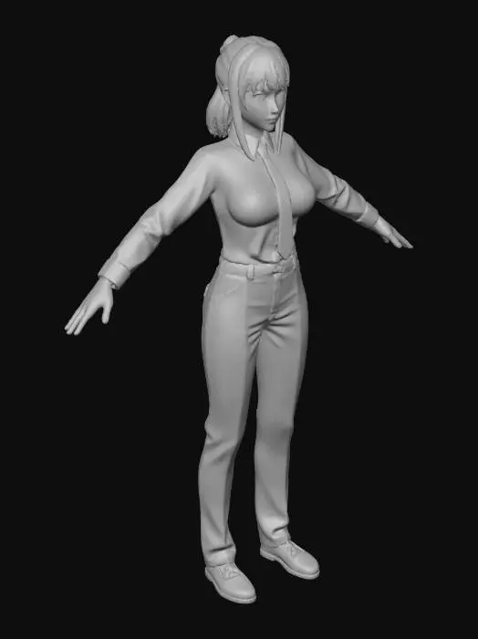 3D model for Character in Formal Attire