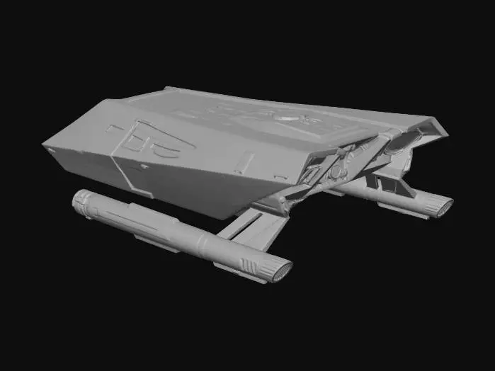 3D model for Galileo Shuttlecraft on the U.S.S. Enterprise