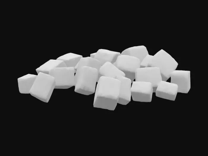 3D model for Pineapple chunks