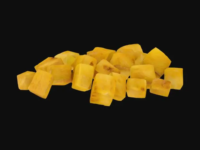 3D model for Pineapple chunks