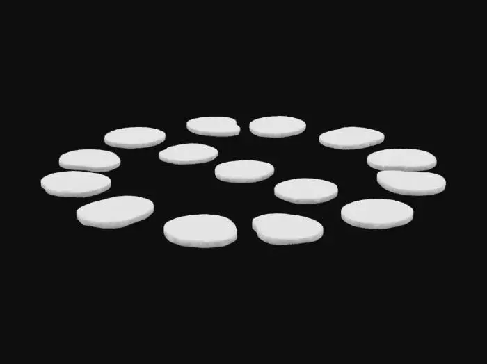 3D model for Pepperoni Circle (Vegetarian ofc)