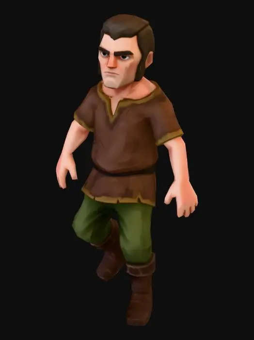 3D model for Villager Pose