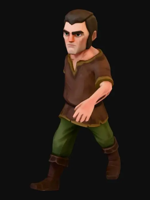 3D model for Villager Pose