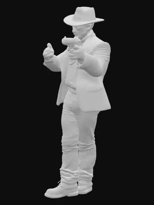 3D model for grand theft auto gangster character