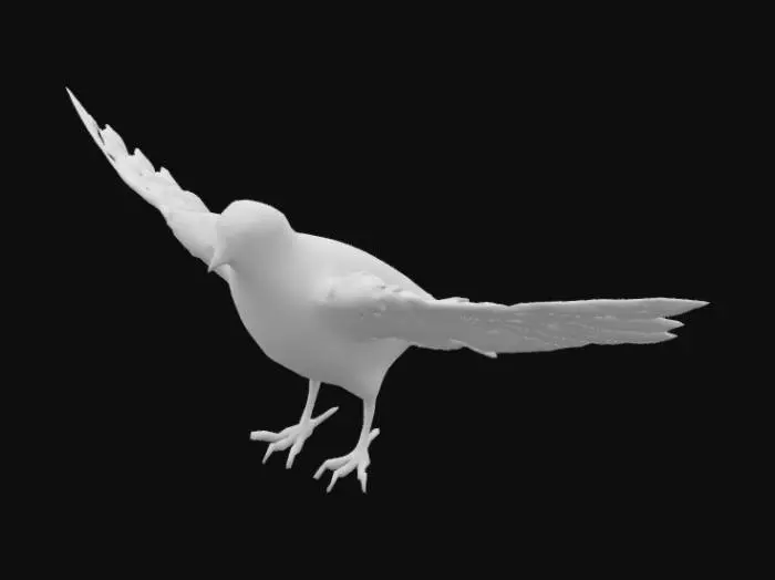 3D model for Yellow-Headed Blackbird in the Reeds
