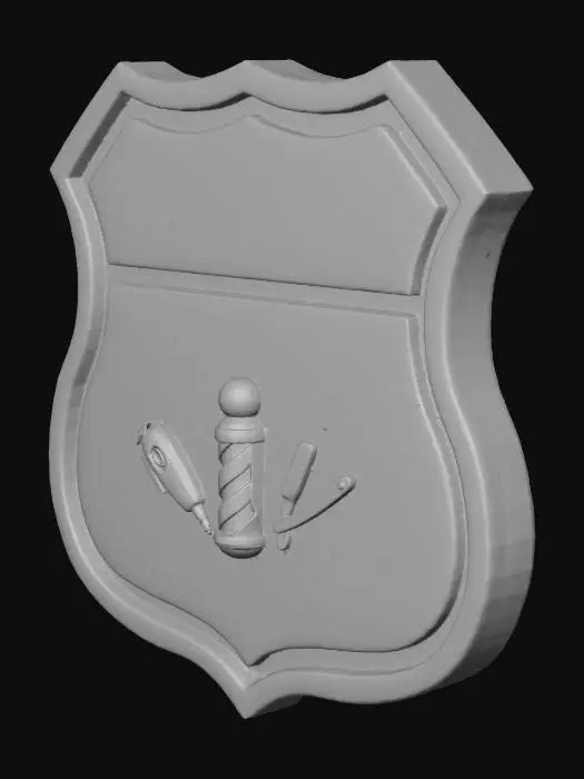 3D model for Barber's Shield
