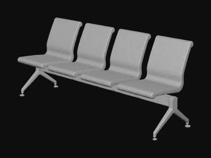 3D model for Geometric 4 seating Arrangement