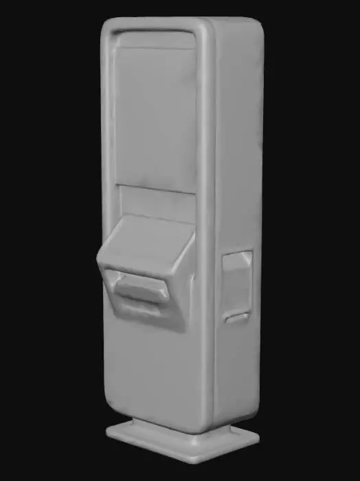 3D model for Interactive Information Kiosk WITH WOVEN