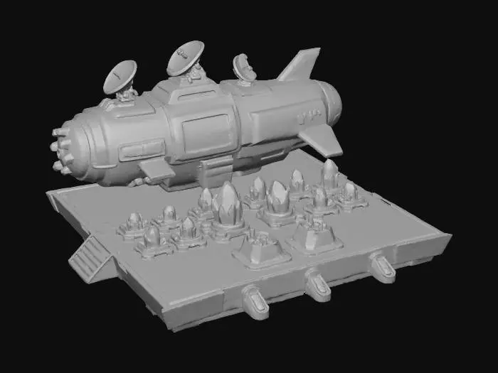 3D model for Galactic Mining Station