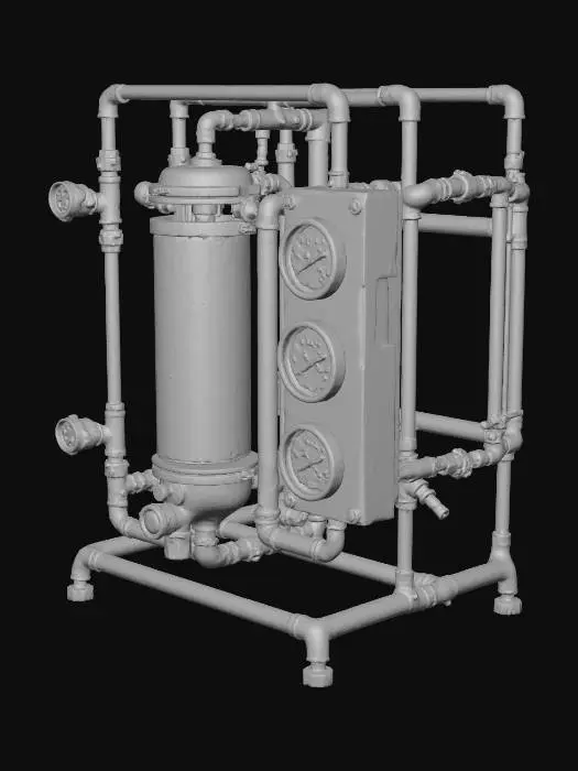 3D model for Steampunk Engine