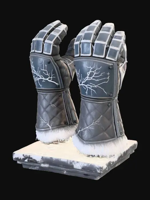 3D model for Glacier Bulwark Gauntlets