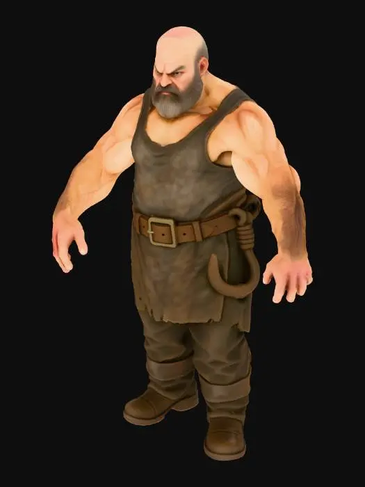 3D model for Meathook