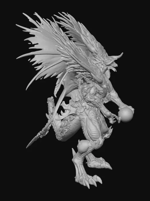 3D model for Storm Dragon Titan