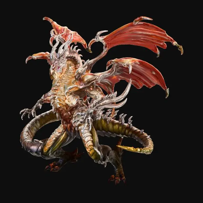 3D model for Granblue Bahamut