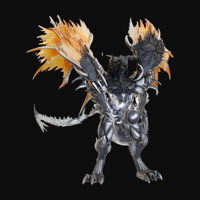 3D model for Storm Dragon Titan