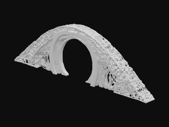 3D model for Stargate inside a shelter within a hill
