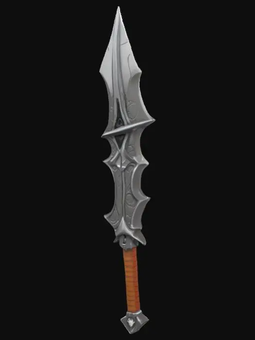 3D model for Batwing bladed fantasy weaponry