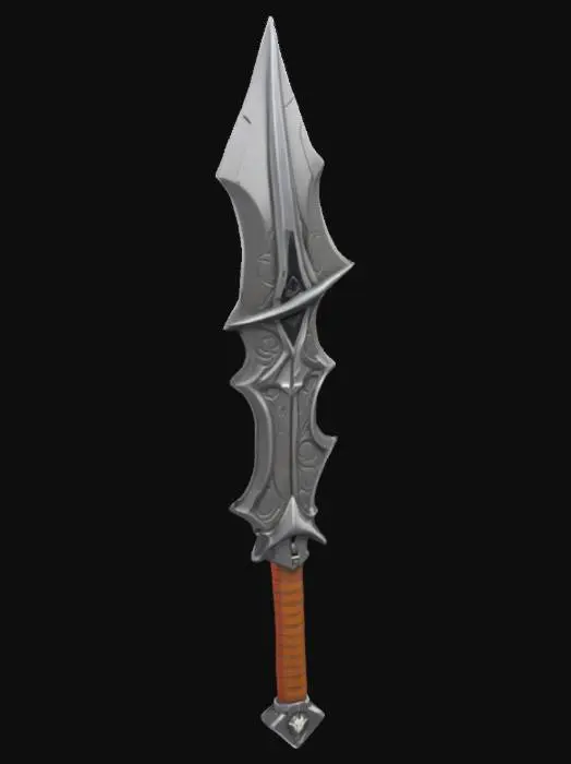 3D model for Batwing bladed fantasy weaponry