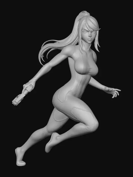 3D model for Gothic Samus