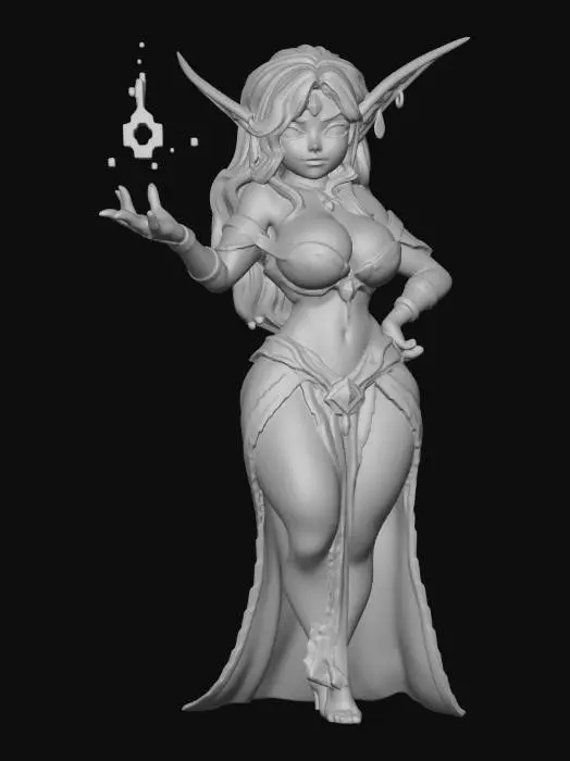 3D model for Pixel Enchantress