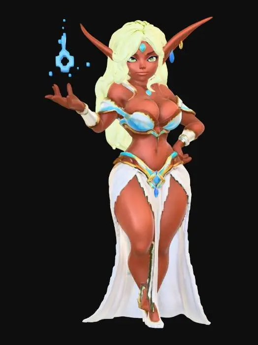 3D model for Pixel Enchantress
