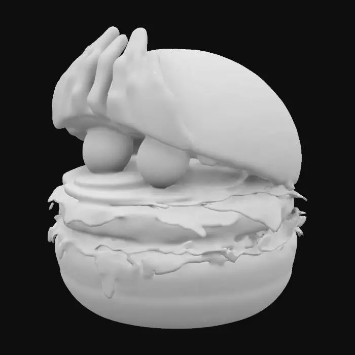 3D model for Burger Eyes