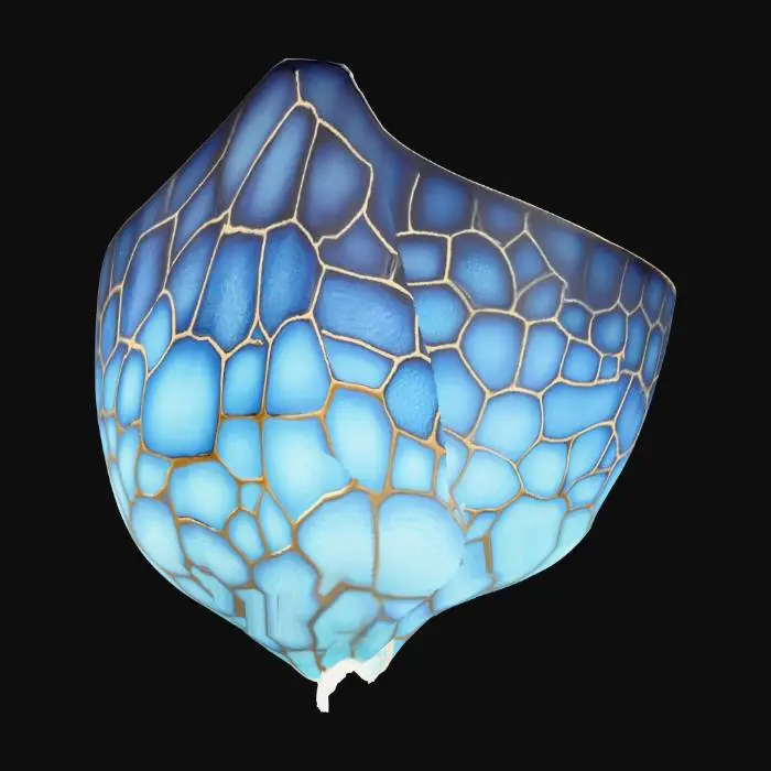 3D model for Cerulean Mosaic Bowl
