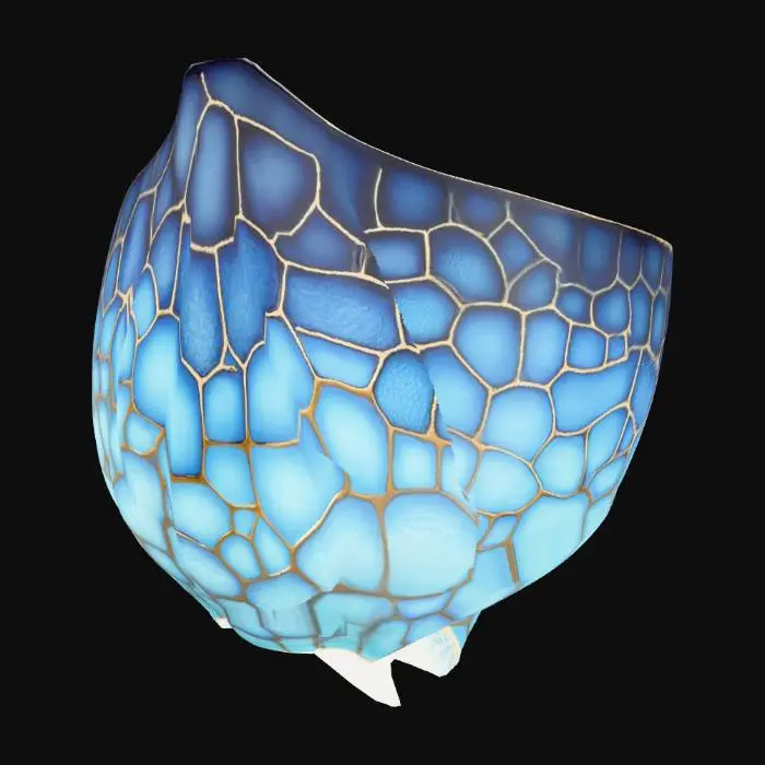 3D model for Cerulean Mosaic Bowl