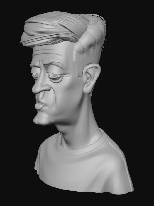 3D model for Pensive Expression