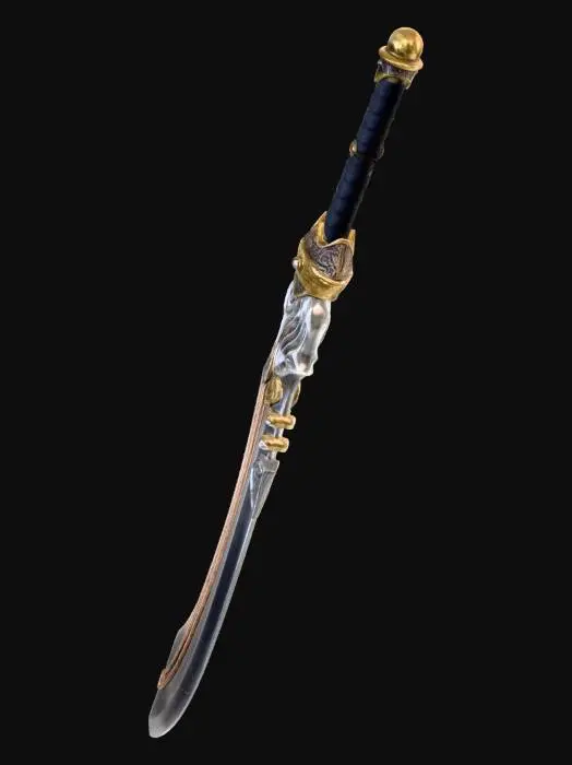 3D model for Ember Crescent Dagger