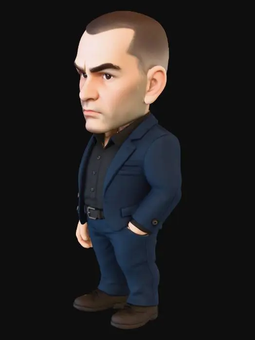 3D model for Serious Businessman Character