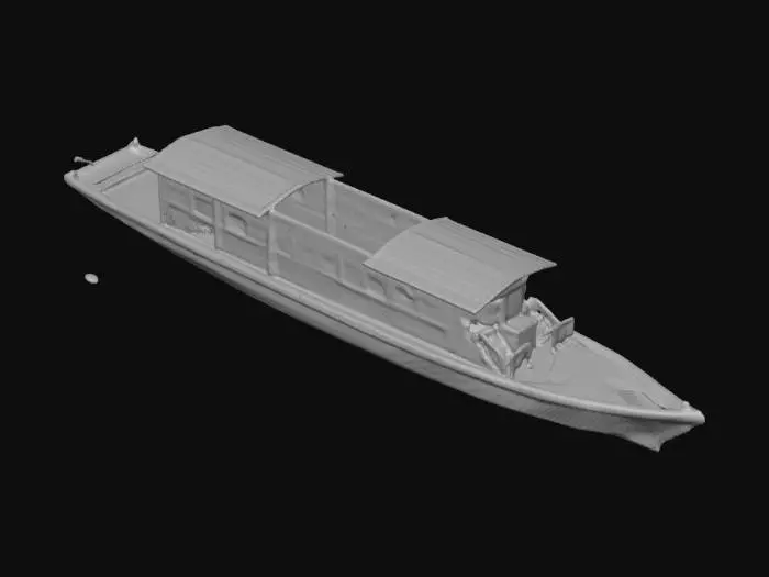 3D model for Crimson Junk Boat