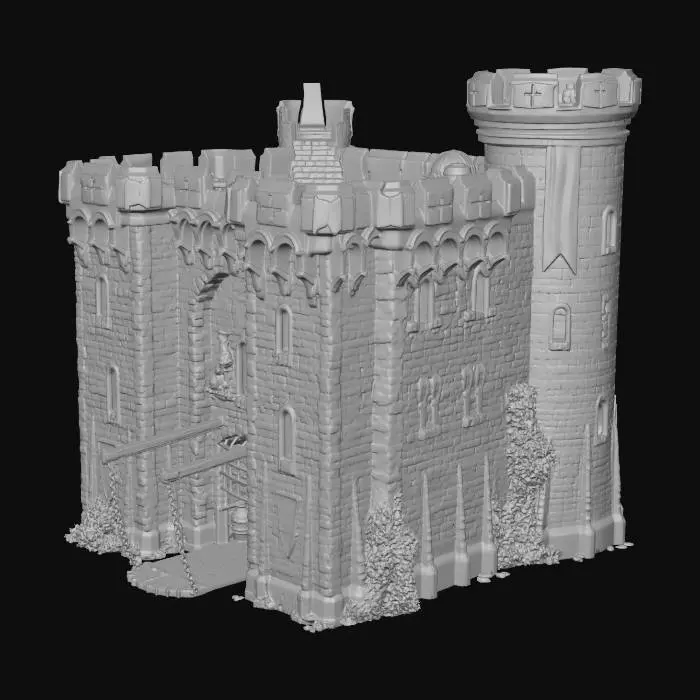 3D model for Medieval Fortress
