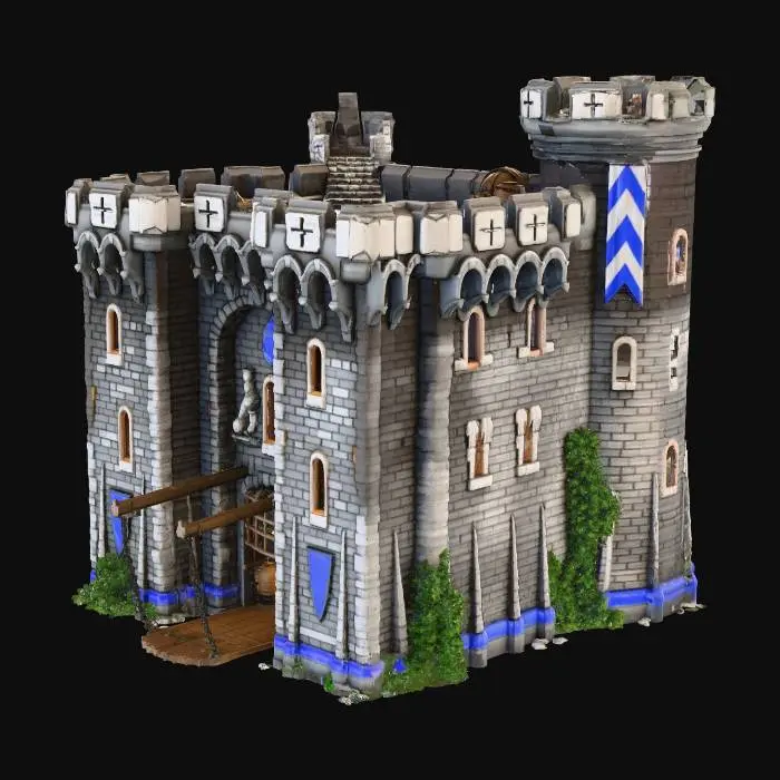3D model for Medieval Fortress